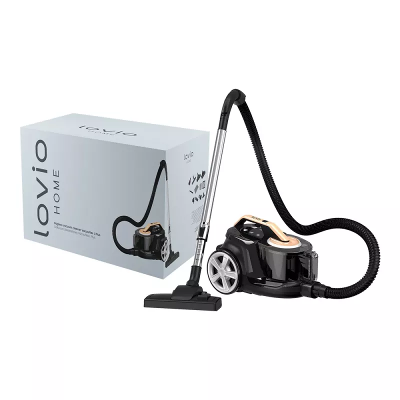 Lovio LVCVC003 VacuuFlex L Plus Nešiojamas automobilinis dulkių siurblys 12V 120W 5000Pa Juodas