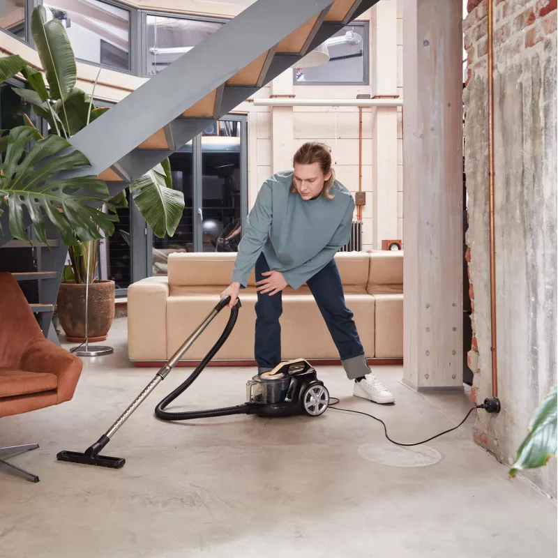 Lovio LVCVC003 VacuuFlex L Plus Nešiojamas automobilinis dulkių siurblys 12V 120W 5000Pa Juodas