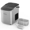 Lovio LVIM001SL Crystal Ice namų ledo gaminimo aparatas - 12 kg/24h, 2,2 l talpa, sidabrinis/juodas