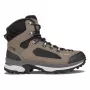 LOWA Corvara GTX Mid vyriški žygio batai Dune/Grey - GORE-TEX vandeniui atsparūs, zomša/tekstilė