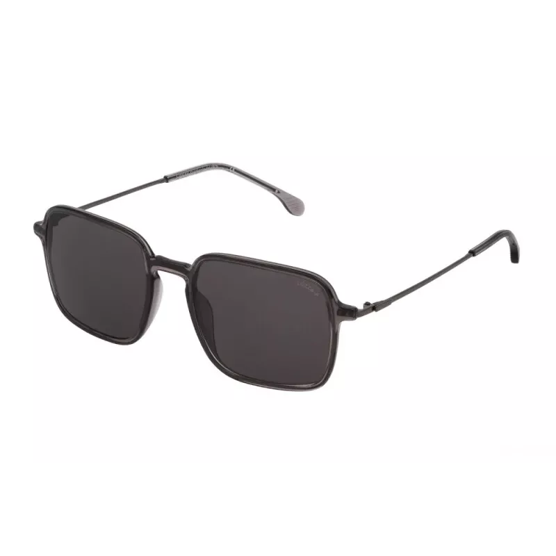 LOZZA MAN SL4214M546S9P Akiniai Stačiakampiai Acetato Juodas Rėmas Poliarizuoti Pilki Lęšiai UV400 54/20/145 mm