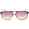 LOZZA SL1872 Unisex Sunglasses - Black Frame, Grey Lens - 58/15/140 mm