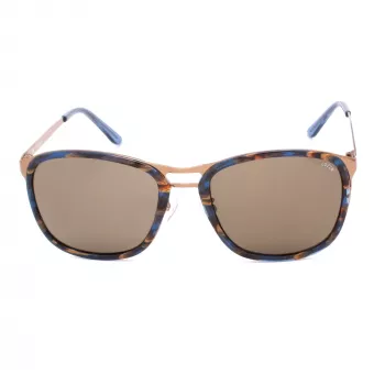 LOZZA SL2199 Unisex akiniai nuo saulės - stačiakampis acetatinis rėmas, UV400 apsauga - 57/20/135 mm