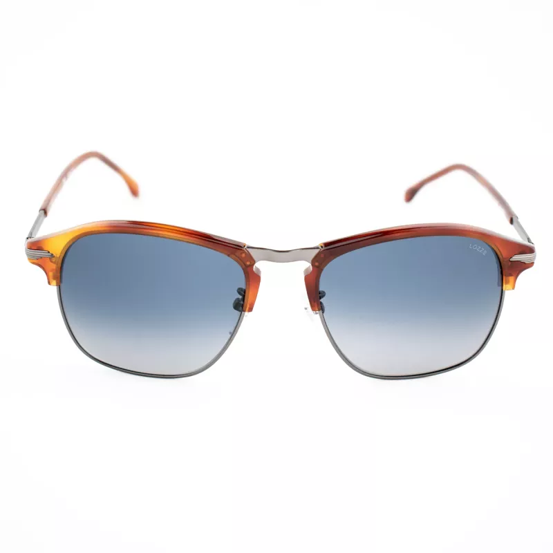 LOZZA SL2292M-627Y Vyriški akiniai nuo saulės Havana acetato rėmelis Rudi polikarbonato lęšiai 55/19/145 mm