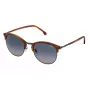 LOZZA SL2292M-627Y Vyriški akiniai nuo saulės Havana acetato rėmelis Rudi polikarbonato lęšiai 55/19/145 mm