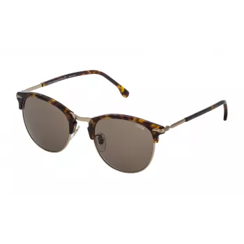 LOZZA SL2293M5208FT Unisex akiniai su Havana acetato rėmeliu ir pilkais gradientiniais lęšiais 52/21/140 mm