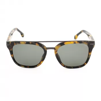LOZZA SL4112M-0960 Vyriški akiniai nuo saulės Havana stačiakampiai acetatiniai pilno apvado UV400