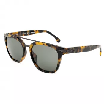LOZZA SL4112M-0960 Vyriški akiniai nuo saulės Havana stačiakampiai acetatiniai pilno apvado UV400
