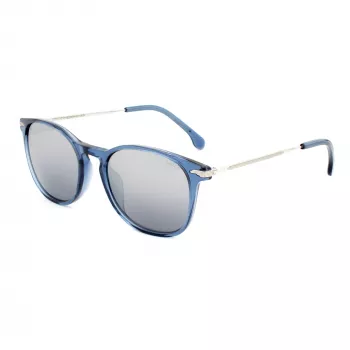 LOZZA SL4159M-955X Unisex stačiakampiai akiniai nuo saulės juodi pilkas atspalvis 52mm
