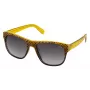 LOZZA Unisex SL4000M5507V8 Akiniai - Juodas acetatinis rėmelis, pilki gradientiniai lęšiai, 55/19/140 mm