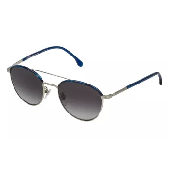 LOZZA Unisex akiniai nuo saulės SL2290M-0581 Havana Brown Square Acetate UV400