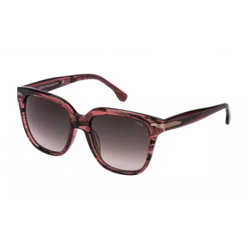 LOZZA Woman SL4131M5409G1 Akiniai nuo saulės 54/19/140 mm Juodas acetatinis rėmelis Pilki gradientiniai lęšiai UV400