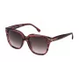 LOZZA Woman SL4131M5409G1 Akiniai nuo saulės 54/19/140 mm Juodas acetatinis rėmelis Pilki gradientiniai lęšiai UV400