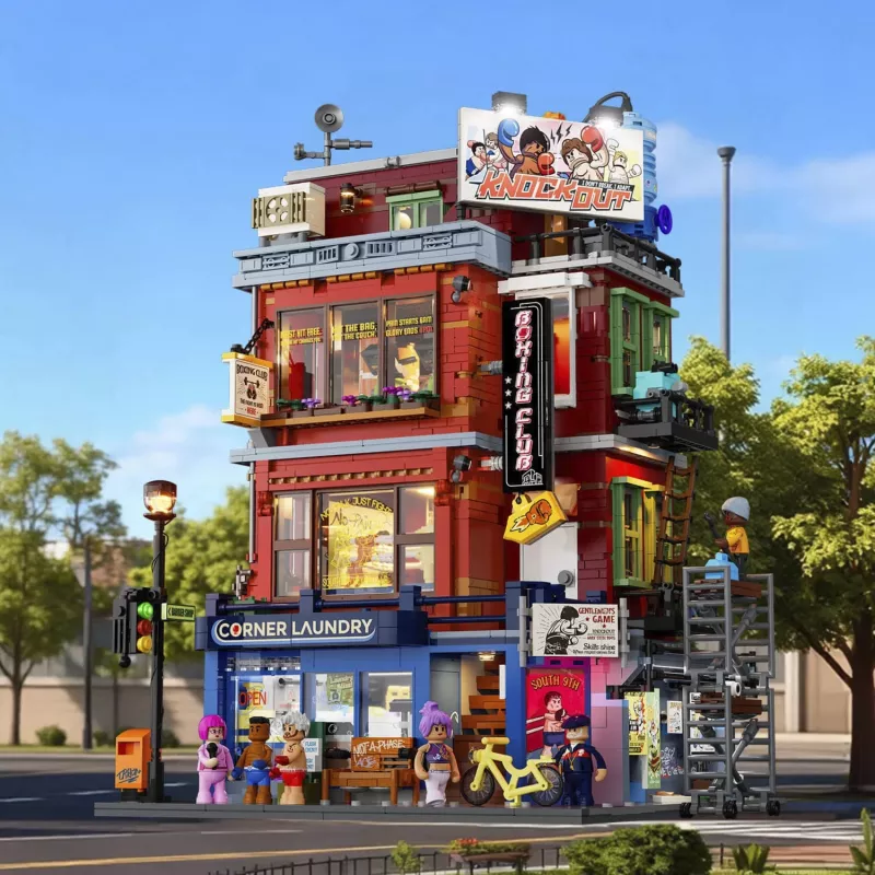 Lumibricks Boxclub LED apšvietimo rinkinys LEGO 10274 Haunted House