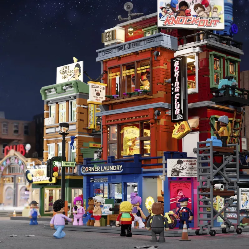 Lumibricks Boxclub LED apšvietimo rinkinys LEGO 10274 Haunted House