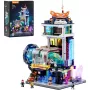 LUMIBRICKS Funwhole Medieval Watchtower Building Blocks Set su LED apšvietimu (1368 dalių)