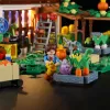 Lumibricks Indoor Greenhouse su pilno spektro LED auginimo lempa, hidroponine sistema, 6 augalų kapsulėmis, 2,5 L vandens talpa, balta