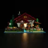 Lumibricks LED apšvietimo rinkinys LEGO Ideas A-Frame Cabin (Set 21338) - Shepherd's Hut