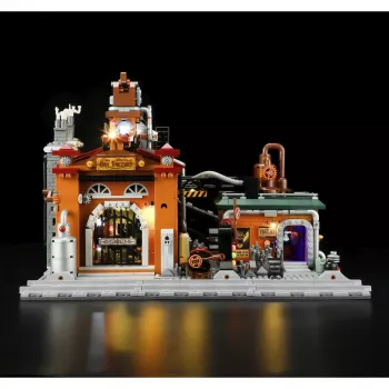 Lumibricks Steampunk Erzfabrik LED Building Block Set