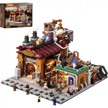Lumibricks Steampunk Erzfabrik LED Building Block Set