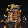 Lumibricks Steampunk Mechanical Workshop Building Blocks Set su LED apšvietimu - 2150 dalių