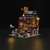 Lumibricks Steampunk Mechanical Workshop Building Blocks Set su LED apšvietimu - 2150 dalių
