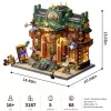 Lumibricks Steampunk Time Rift Library DIY Miniature Book Nook Kit