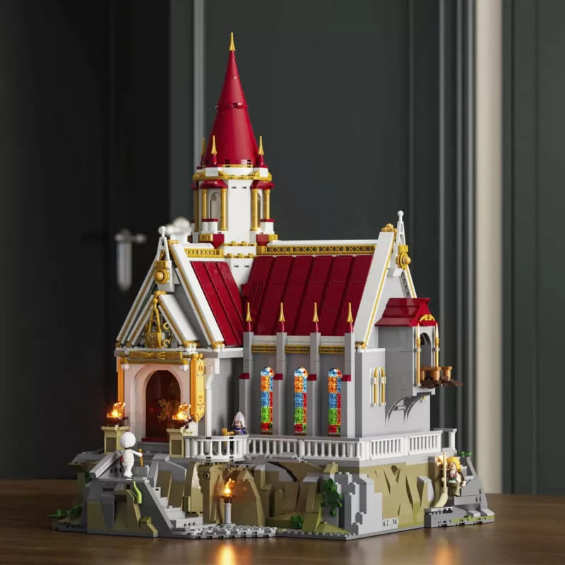 Lumibricks Treasure Chamber of the Royal Castle Building Set with LED Lights (985 Pieces)