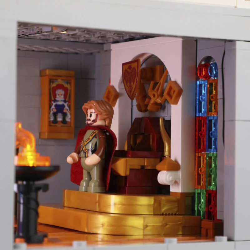 Lumibricks Treasure Chamber of the Royal Castle Building Set with LED Lights (985 Pieces)