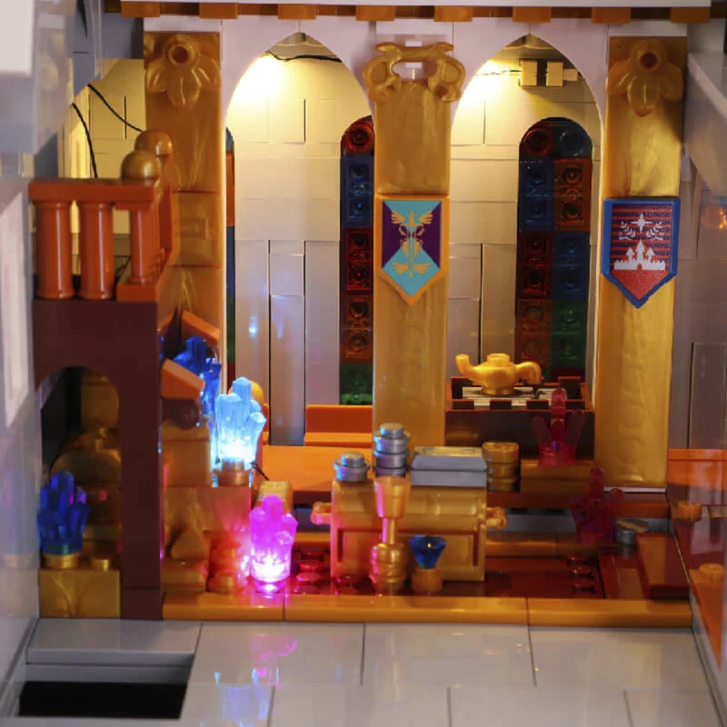 Lumibricks Treasure Chamber of the Royal Castle Building Set with LED Lights (985 Pieces)