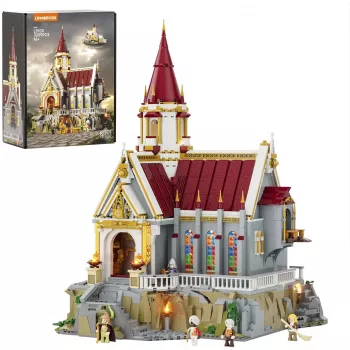 Lumibricks Treasure Chamber of the Royal Castle Building Set with LED Lights (985 Pieces)