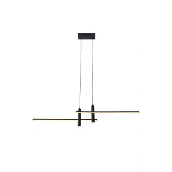 Šviestuvas pakabinamas 5W LED 1380lm juodas