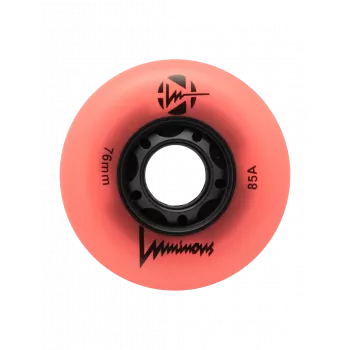 Luminous LED Wheels 76mm 1 Set Pink