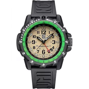Luminox Atacama Field Day Date Vyriškas Laikrodis XL.3321 45mm Juodas Ciferblatas Juodas Odinis Dirželis