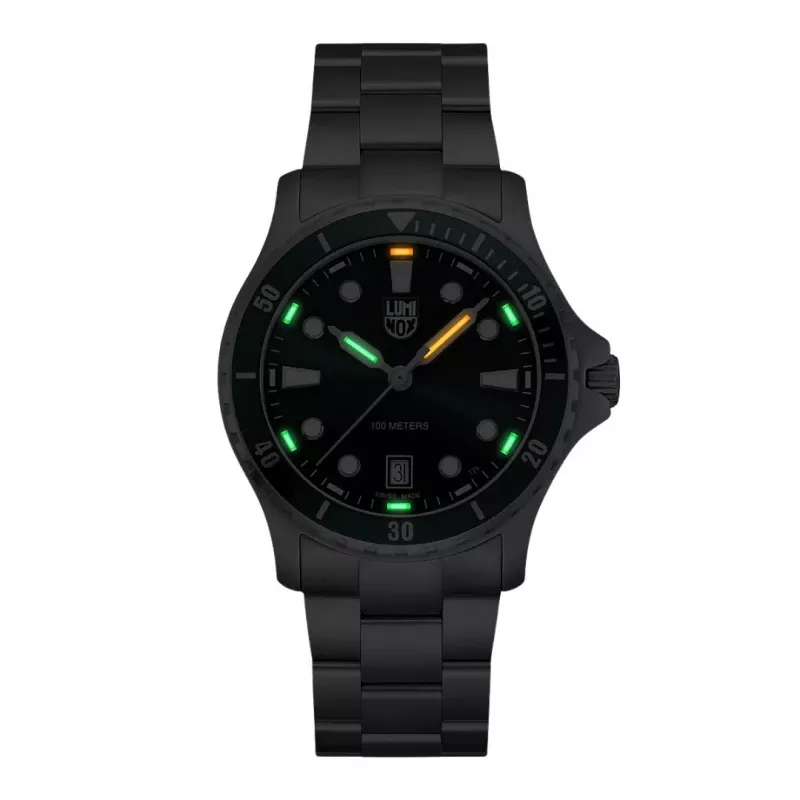 LUMINOX Vyriškas laikrodis XS.0957 42mm Šveicariškas kvarcinis žalias ciferblatas nailono dirželis