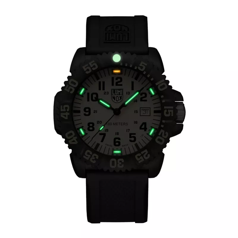 LUMINOX Vyriškas automatinis laikrodis X2.2055.1 44mm ruda oda