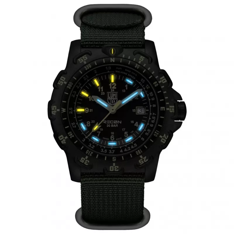 Luminox vyriškas laikrodis XL.8826.MI Recon Nav SPC 8820 serijos 45 mm šveicariškas kvarcinis laikrodis