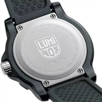 LUMINOX Vyriškas laikrodis XL.8882.F 45mm Šveicariškas kvarcinis su CARBONOX korpusu ir juodu guminiu dirželiu