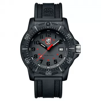 LUMINOX Vyriškas laikrodis XL.8882.F 45mm Šveicariškas kvarcinis su CARBONOX korpusu ir juodu guminiu dirželiu