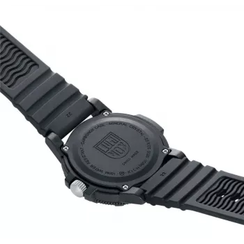 Luminox vyriškas laikrodis XS.0323.L 44mm Šveicariškas kvarcinis su mėlynu ciferblatu ir juodu guminiu dirželiu