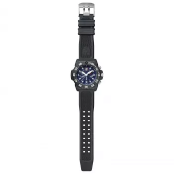 Luminox Navy SEAL Chronograph 3580 Series Men's Watch XS.3583 45mm Carbonox Black Rubber