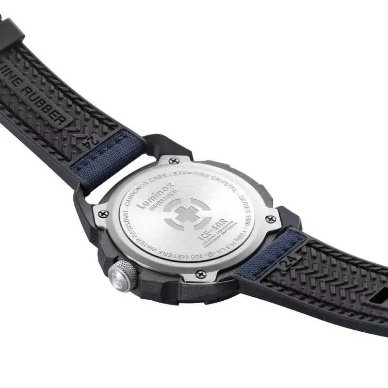 Luminox XL.1003.ICE ICE-SAR Arctic 1000 Series Vyriškas laikrodis 46mm mėlynas ciferblatas mėlynas guminis dirželis