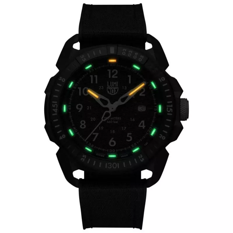 Luminox XL.1003.ICE ICE-SAR Arctic 1000 Series Vyriškas laikrodis 46mm mėlynas ciferblatas mėlynas guminis dirželis