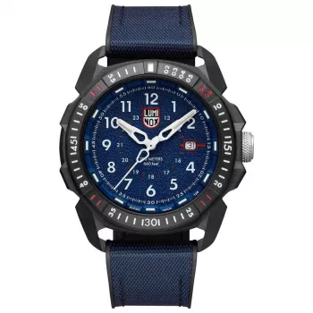 Luminox XL.1003.ICE ICE-SAR Arctic 1000 Series Vyriškas laikrodis 46mm mėlynas ciferblatas mėlynas guminis dirželis