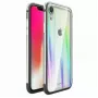 Luphie Apple iPhone XR Aurora Condom Aliuminio rėmelis + TPU dėklas sidabrinis