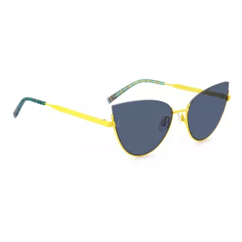 M Missoni moteriški akiniai nuo saulės MMI0100S40GKU - Rudi Havana acetato rėmeliai su rudais gradientiniais lęšiais - 60/18/140 mm