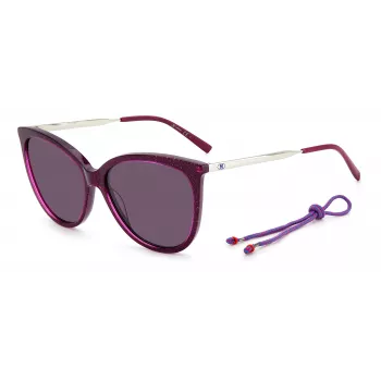 M Missoni Moteriški Akiniai Nuo Saulės MMI0119SFGV Havana Rudi Drugelio Formos Acetato Rėmeliai su Rudais Gradientiniais Polikarbonato Lęšiais UV400 58mm