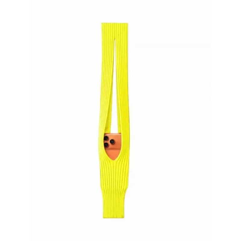 MACHINO iPhone Sock Short Size (40cm) Yellow