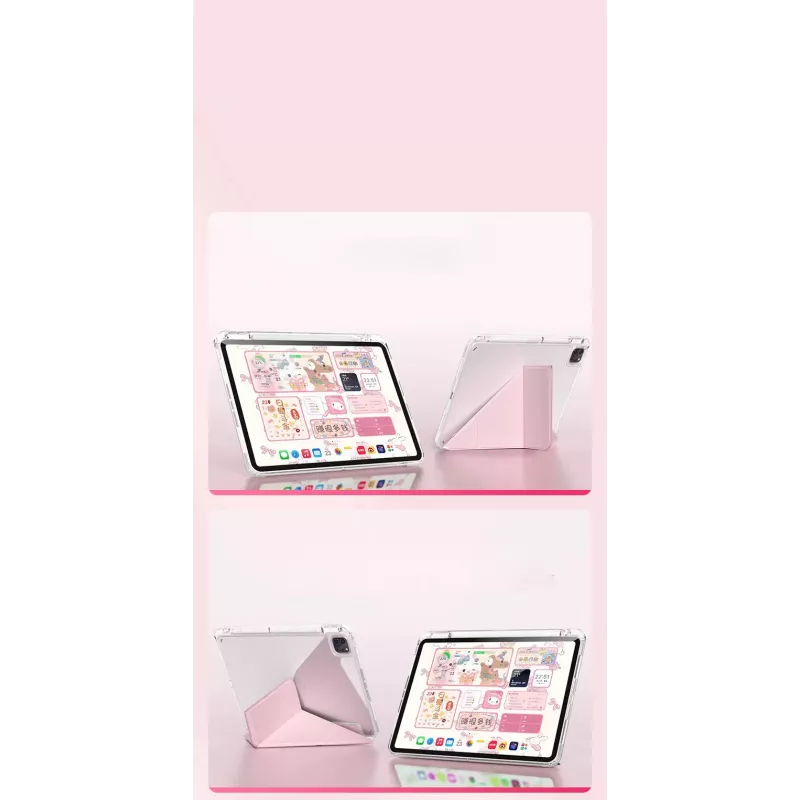 MACHINO TAB Dėklas, skirtas iPad Pro 12.9 2018-2022 / AIR 13 2024, rožinis