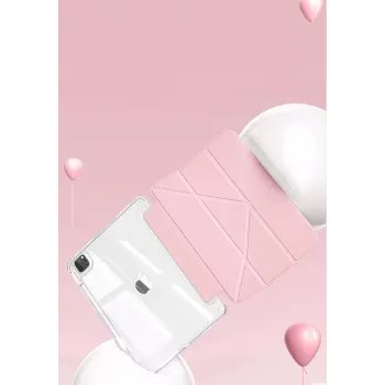 MACHINO TAB Dėklas, skirtas iPad Pro 2/3/4 11 2020/2021/2022 ir iPad Air 4/5 10.9 bei iPad Air 11 (2024) Rožinis